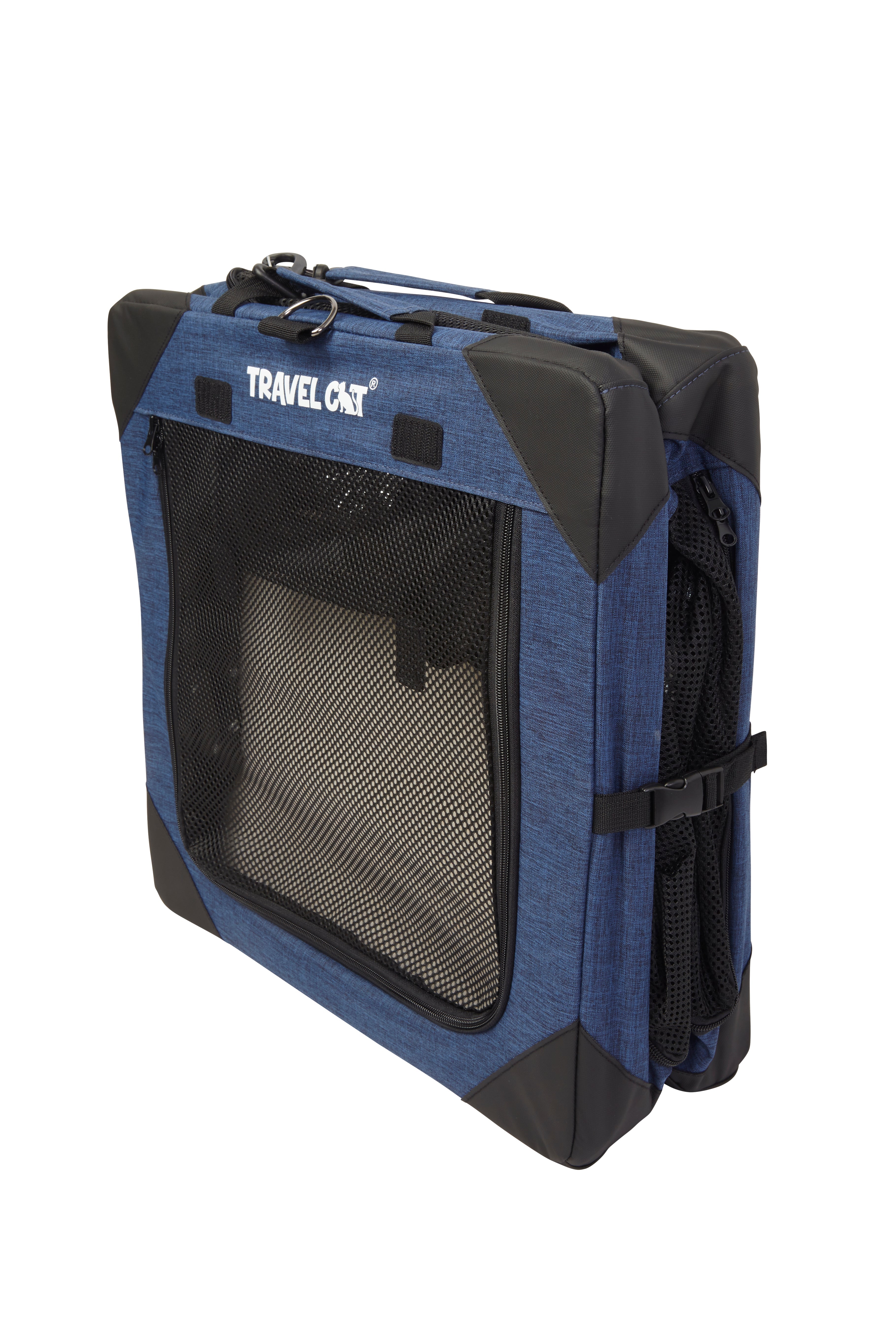 "The Boop Coop" Collapsible Travel Cat Crate & Carrier