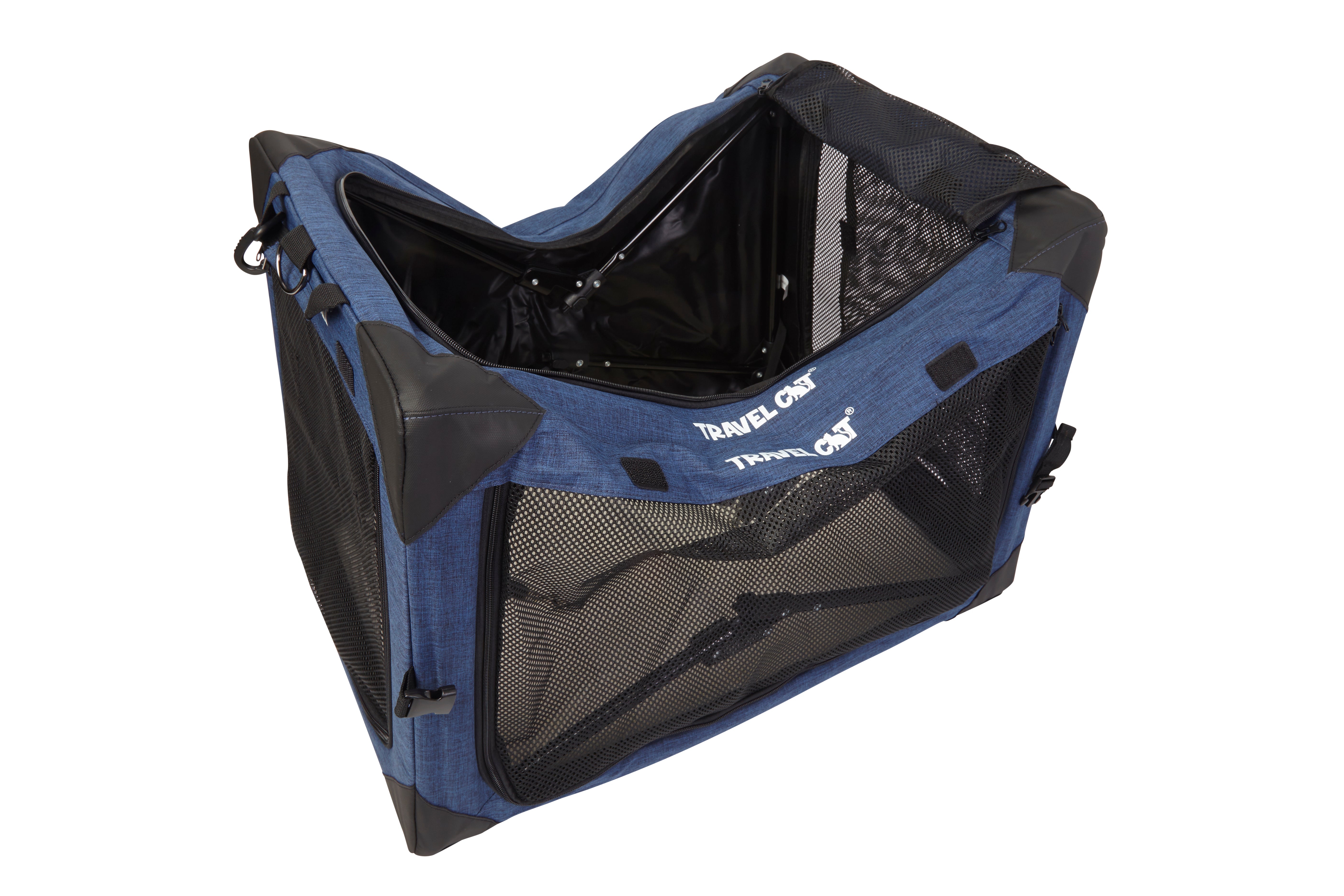 "The Boop Coop" Collapsible Travel Cat Crate & Carrier