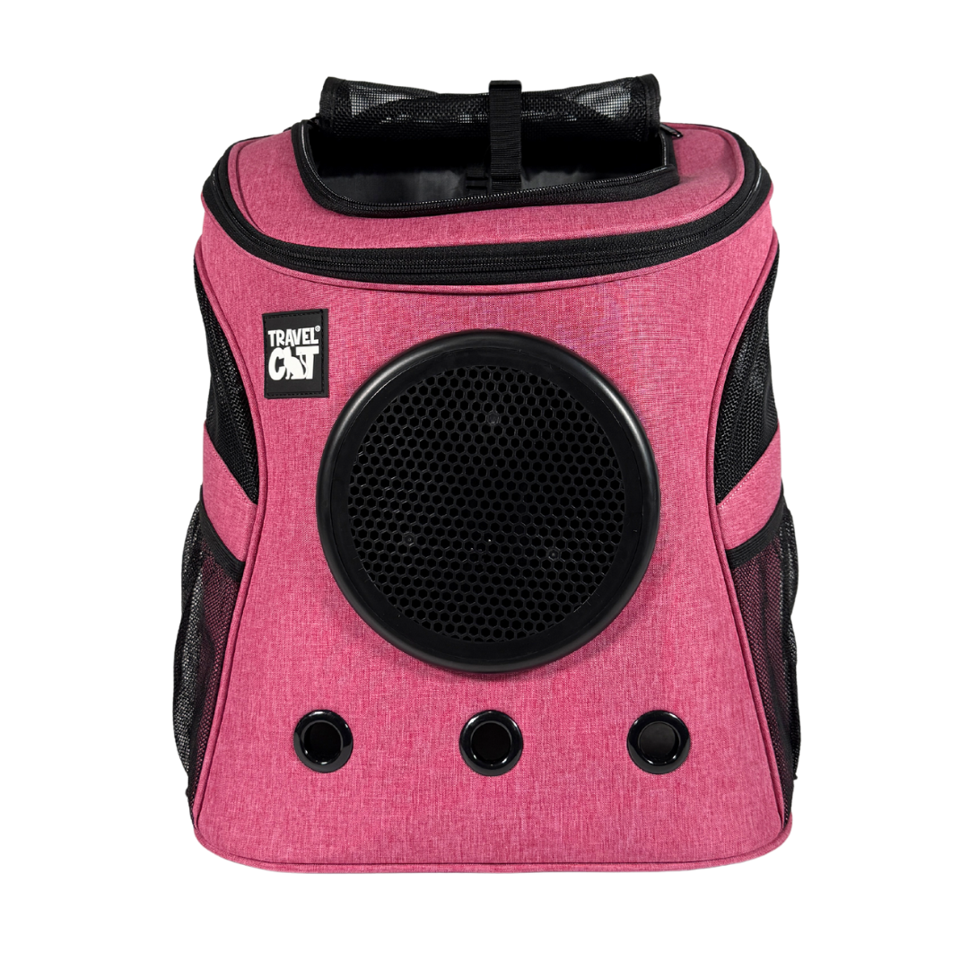 "The Fat Cat" Cat Backpack in Pink - For Larger Cats