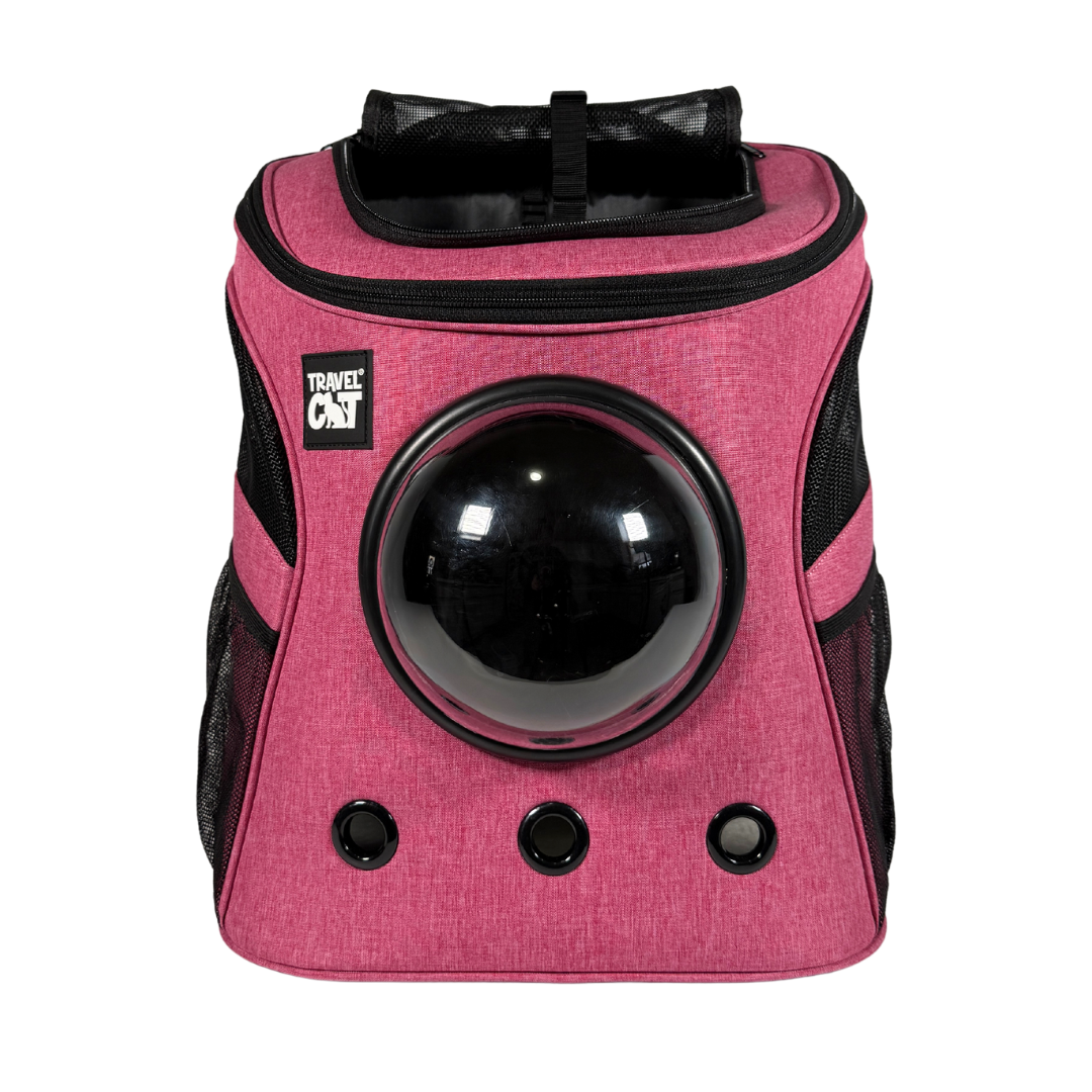 "The Fat Cat" Cat Backpack in Pink - For Larger Cats