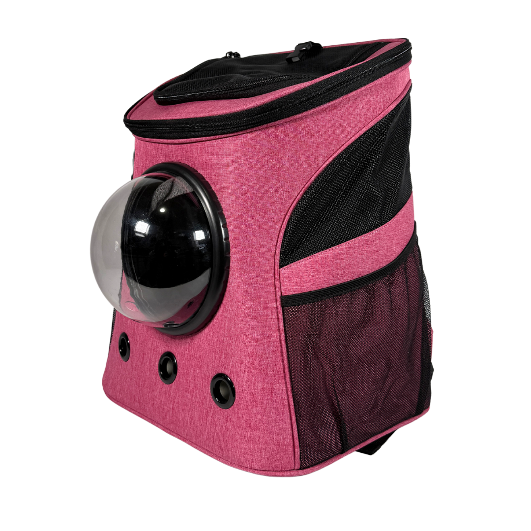 "The Fat Cat" Cat Backpack in Pink - For Larger Cats