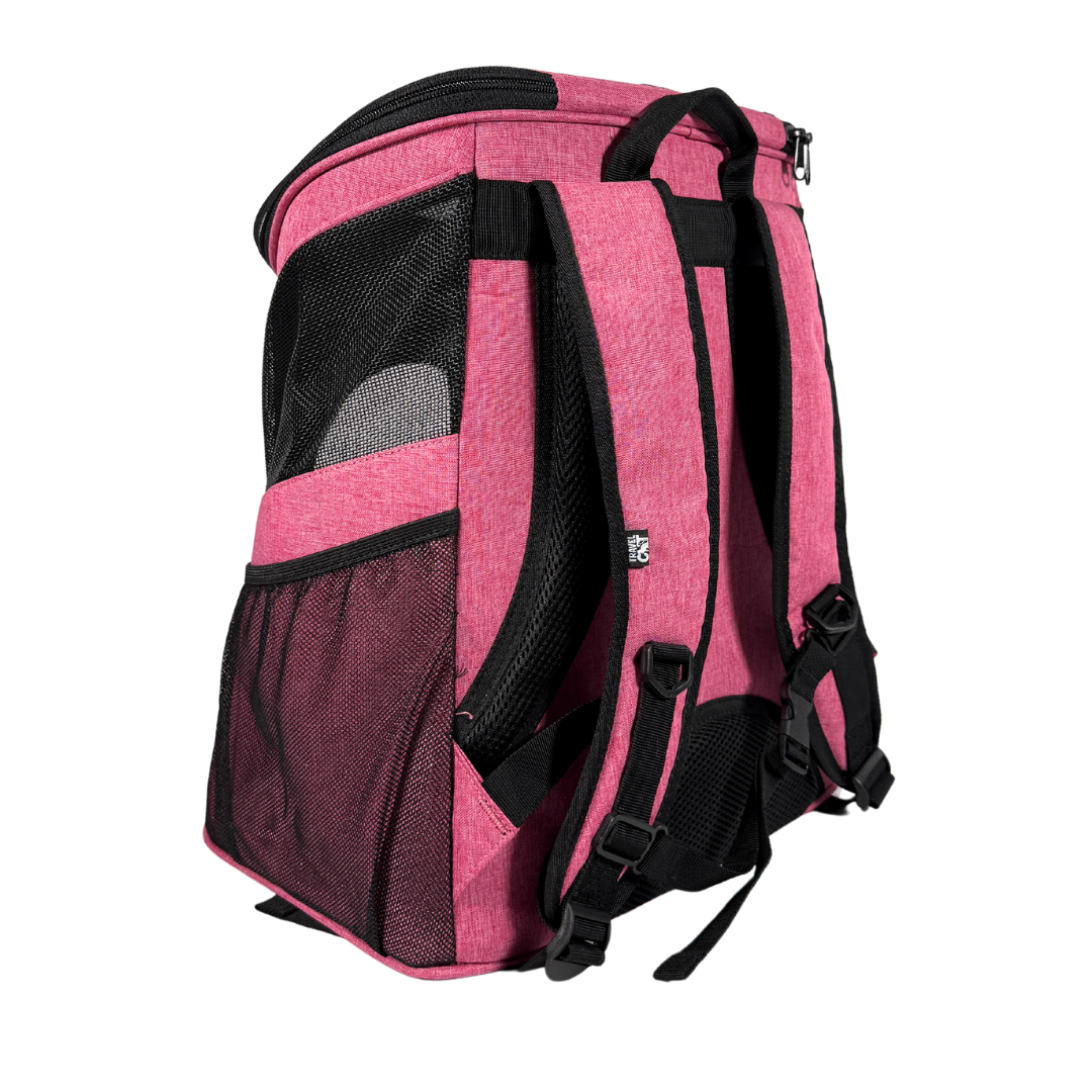 "The Fat Cat" Cat Backpack in Pink - For Larger Cats