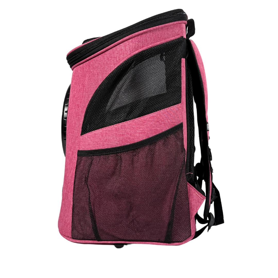 "The Fat Cat" Cat Backpack in Pink - For Larger Cats