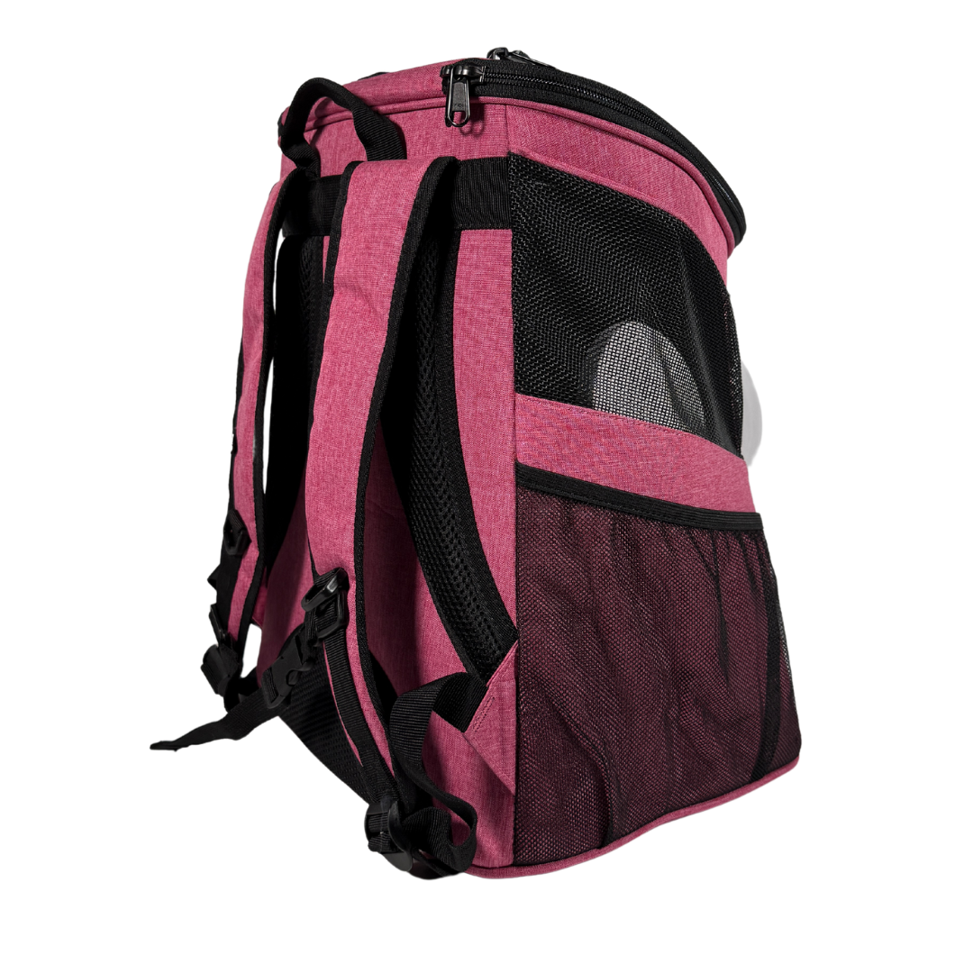 "The Fat Cat" Cat Backpack in Pink - For Larger Cats