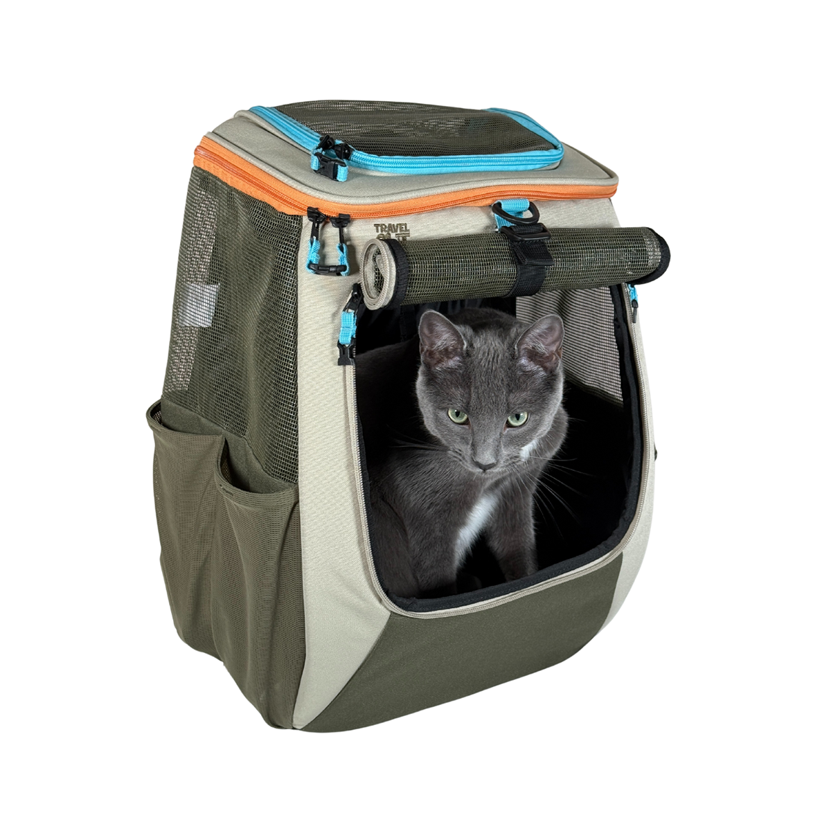 "The Navigator" Earth Convertible Cat Backpack - For Adventurous Cats and Humans