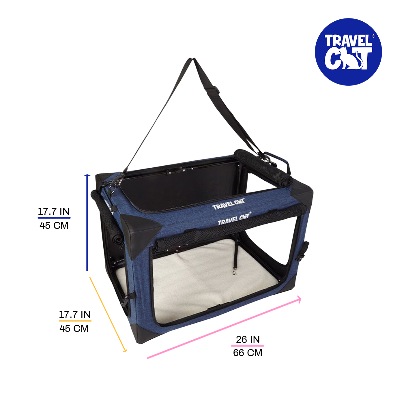 "The Boop Coop" Collapsible Travel Cat Crate & Carrier