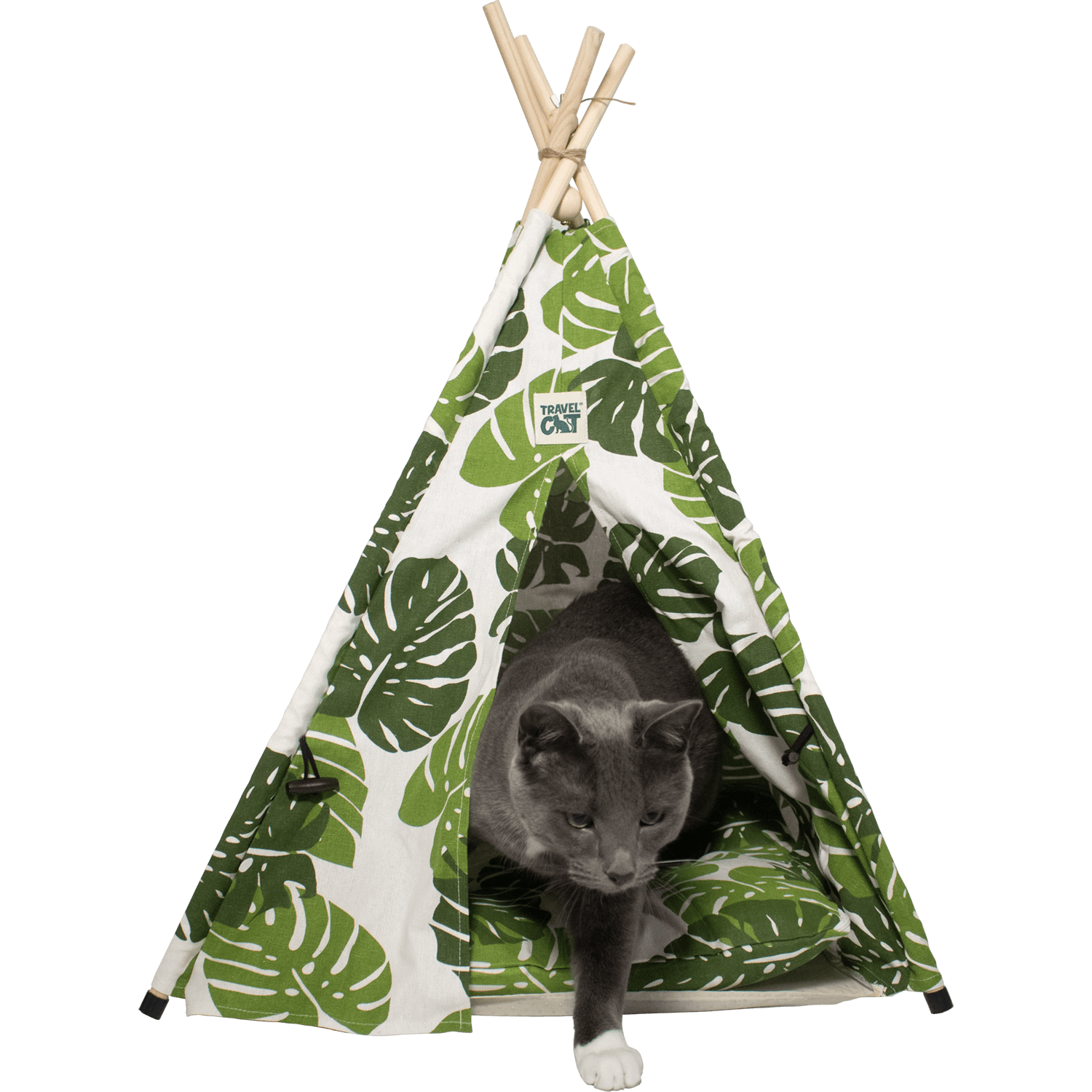 Travel Cat Monstera Cat Tent Bed