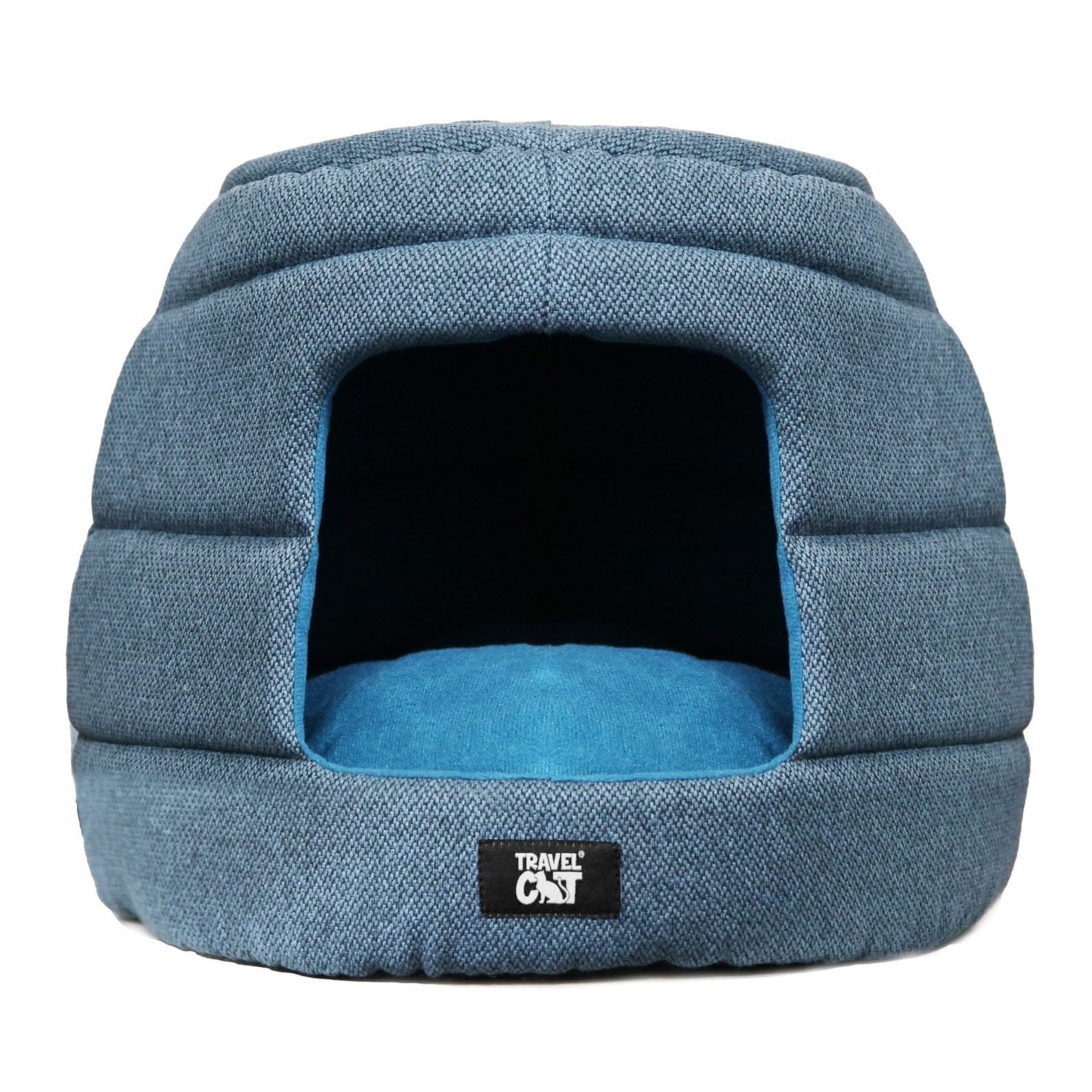 "The Meowbile Home" Convertible Cat Bed & Cave