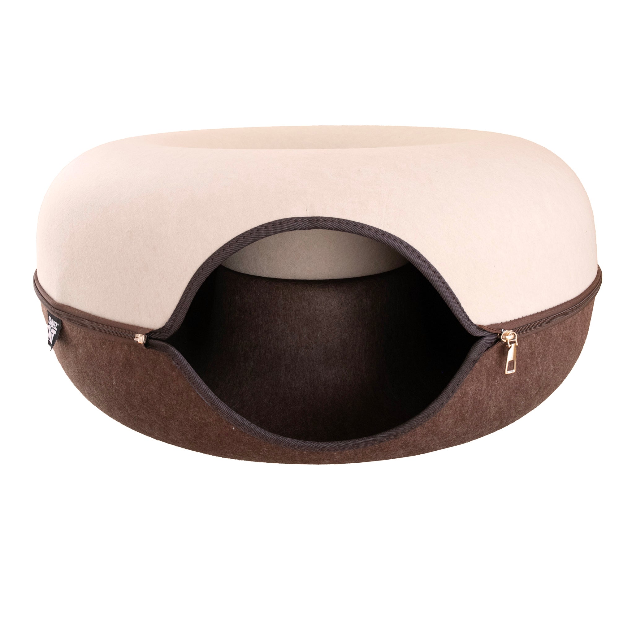 "Donut!" Cat Hideaway Cave - Chocolate & Cream