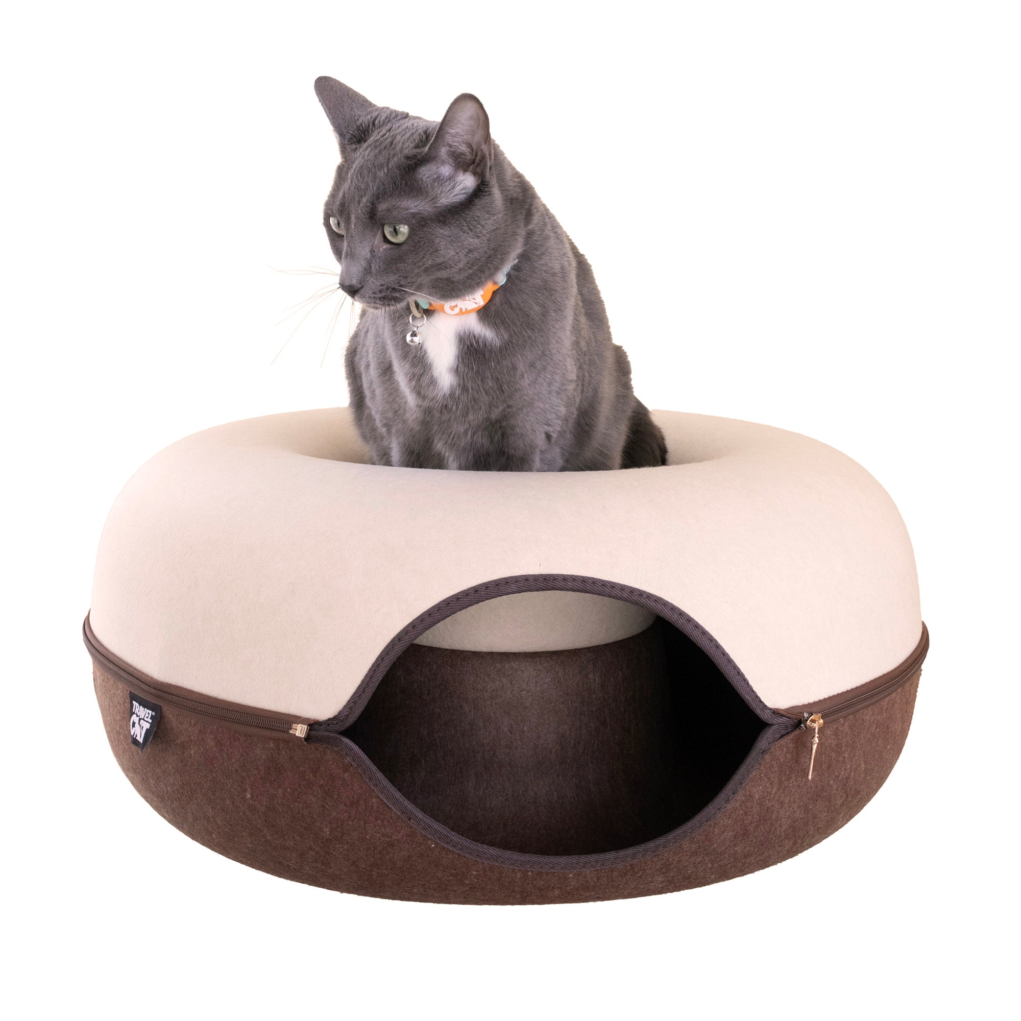 "Donut!" Cat Hideaway Cave- Chocolate & Cream