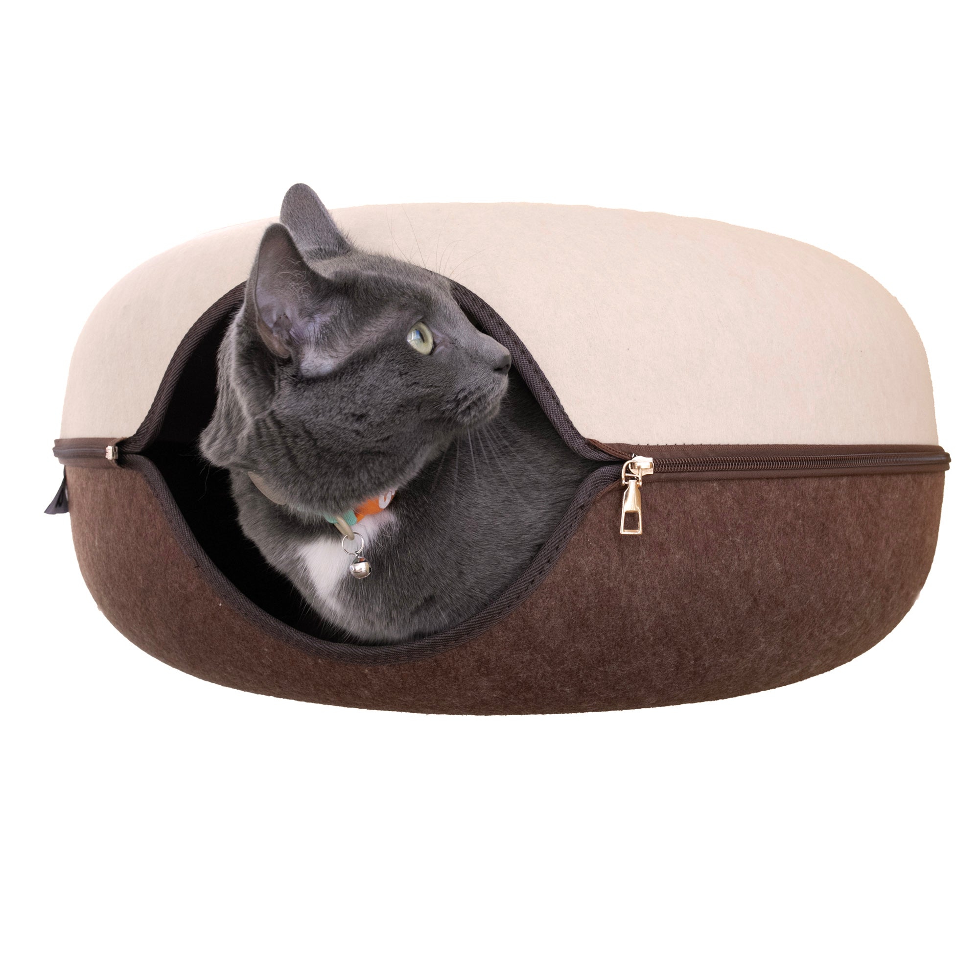 "Donut!" Cat Hideaway Cave- Chocolate & Cream