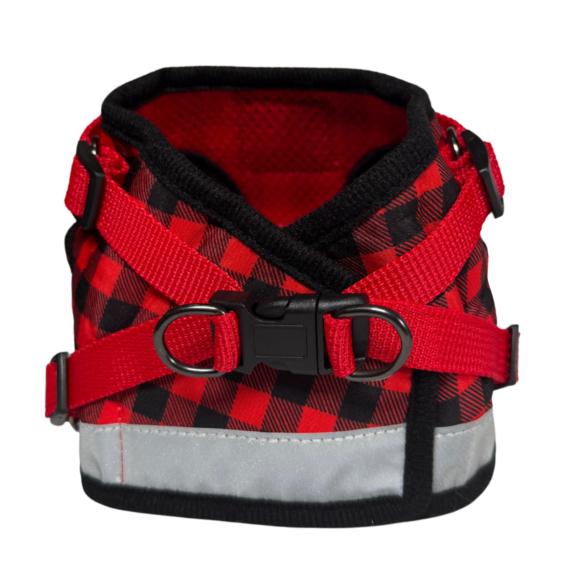 "The Pawsitively Plaid" Limited Edition Buffalo Plaid Cat Harness