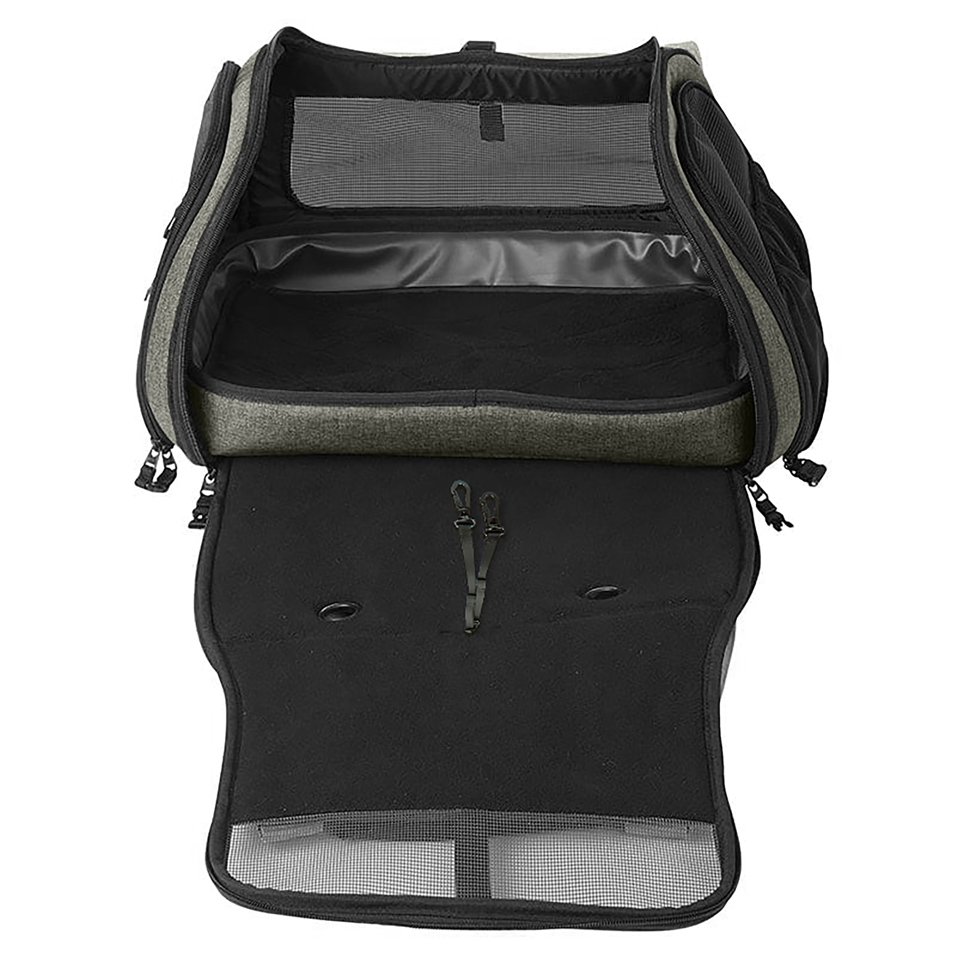 "The Transpurrter" Ultimate Calming Convertible Cat Carrier in Heather Grey